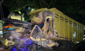 Dua Nyawa Melayang Diduga Akibat Kelalaian Pengemudi Truknya.