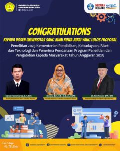 Kepala Lembaga Pengembangan Saburai DR Refi Arioen Lolos Program Penelitian Kampus