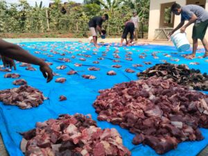 Pekon Pandan Surat Sembelih Hewan Qurban Idul Adha Di Mushola Hidayatulloh