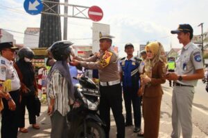 Dua Hari Operasi Patuh, Polres Pringsewu Telah Tindak 115 Pelanggar Lalu Lintas