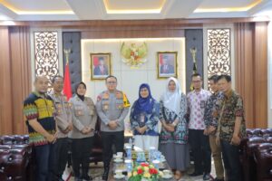Kapolda Lampung Terima Audiensi PT Pos Indonesia Bandar Lampung