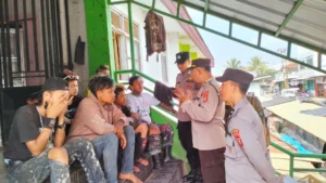 Polsek Pringsewu Sikapi Kabar Gangguan Kamtibmas Diduga Dilakukan Anak Punk