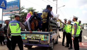 Operasi patuh 2023, Polres Pringsewu Tindak 925 Pelanggar dan Tangani 2 Kasus Laka Lantas