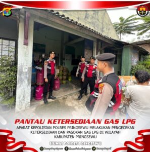 Polres Pringsewu Lakukan Pemantauan untuk Mencegah Penimbunan dan Kelangkaan Gas LPG