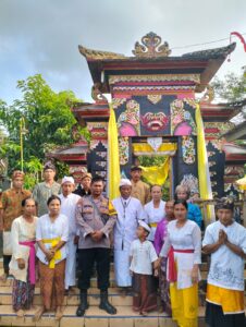 Perayaan Ibadah Kuningan di Pringsewu Di Jaga Ratusan Aparat