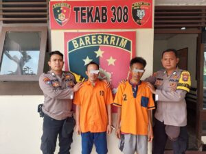Curi Sepeda Motor dan Tabung Gas, Dua Pria Asal Sukoharjo Ditangkap Polisi