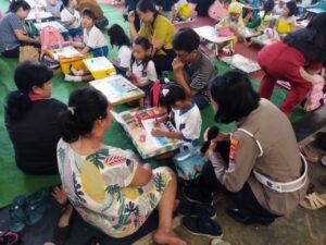 Upaya Satlantas Polres Pringsewu Bentuk Kesadaran Anak-anak lewat Lomba Mewarnai