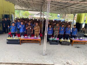 PJ Bupati Tubaba M Firsada hadiri Sosialisasi Program Jaga Desa di kecamatan Batu putih