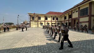 Jelang Pemilu 2024, Polres Pringsewu Intensifkan Latihan Pengendalian Masa
