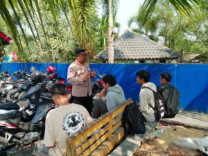 Sat Binmas Polres Pringsewu Edukasi Partisipasi Masyarakat untuk Sukseskan Pemilu Damai