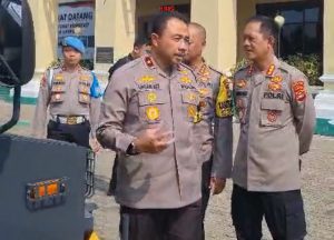 Wakapolda Lampung Cek Kendaraan Taktis, Ini Pesannya