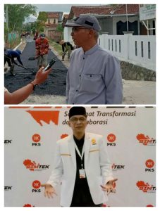 M. Triaksono, SP. Memperjuangkan Pengaspalan Jalan Wilayah Gadingrejo Kabupaten Pringsewu