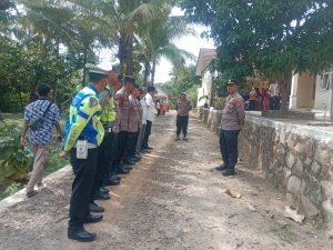 Polres Pringsewu Amankan Kampanye Caleg Partai keadilan Sejahtera di Pagelaran