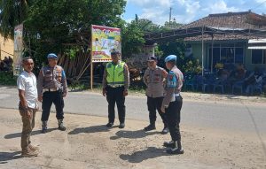 Polres Pringsewu Amankan Kegiatan Kampanye Caleg Partai Golkar di Pekon Tegalsari