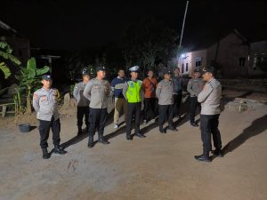 Polres Pringsewu Amankan Kampanye Caleg Partai Golkar di Podomoro