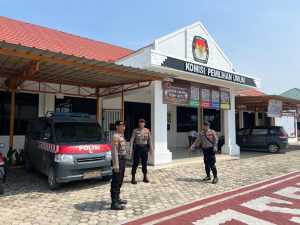 Amankan Pemilu, Satgas Preventif Operasi mantap Brata Polres Pringsewu Lakukan Patroli Di Berbagai Titik Strategis