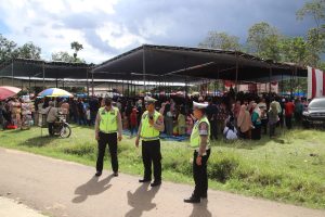 Polres Pringsewu Amankan Kampanye Terbuka Yang Di Hadiri Istri Ganjar Pranowo