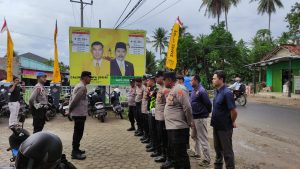 Satgas Operasi Mantap Brata Polres Pringsewu Amankan Tiga Titik Kampanye