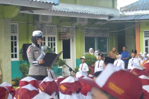 Polwan Cantik Polres Pringsewu Ajarkan Keselamatan dan Anti-Bullying di Sekolah