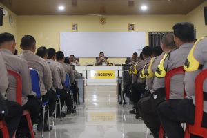 Bhabinkamtibmas Polres Pringsewu Diberikan Arahan Khusus Menjelang Pemilu 2024