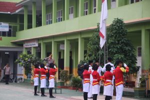 Kapolres Pringsewu Jadi Pembina Upacara Di SMAN 1 Pringsewu, Ini Pesan Penting Yang Disampaikanya