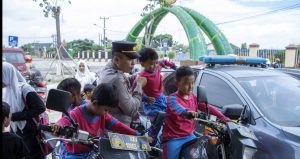Polres Pringsewu Menerima Kunjungan Istimewa dari Siswa Taman Kanak-Kanak