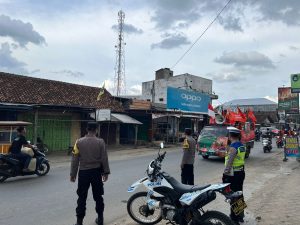 Polres Pringsewu Amankan Kampanye Yang Berlangusng di Empat Kecamatan
