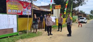 Pastikan Keamanan dan Kelancaran Pemilu, 1209 TPS di Pringsewu Dijaga Ketat Aparat