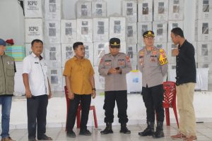 Kapolres Pringsewu Apresiasi Pemilu di Kabupaten Pringsewu Berjalan Kondusif