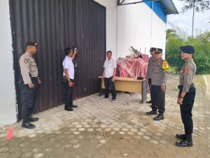 Pengamanan Kantor dan Gudang KPU Pringsewu Diperketat Polisi