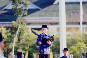 Pemkab Pringsewu Gelar Upacara HUT ke-60 Provinsi Lampung