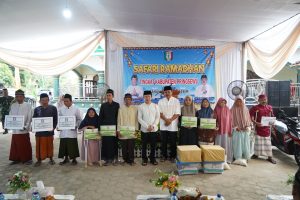 Safari Ramadan di Ambarawa, Marindo Serahkan Bantuan