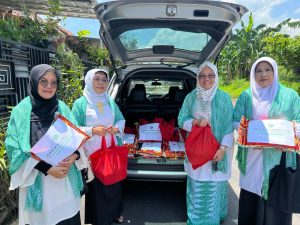 PW Muslimat Al-Washliyah Lampung Berbagi Sedekah Ramadhan