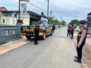 Satgas Preventif Polres Pringsewu Terus Aktif Patroli Ciptakan Keamanan Pasca Pemilu 2024