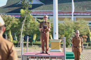 Usai Cuti Lebaran, Penjabat Bupati Pringsewu Pimpin Apel