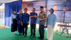 Adi Erlansyah Terima Mandat Partai Demokrat untuk Pilkada Pringsewu