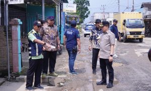 Tim Infrastruktur Lampung Tinjau Pembangunan Jalan di Pringsewu