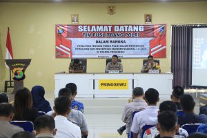 Dukung Pemulihan Ekonomi Nasional, Puslitbang Polri Penelitian di Polres Pringsewu