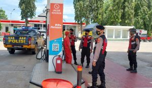 Polres Pringsewu Komitmen Ciptakan Kondusifitas Keamanan Selamat Idhul Fitri