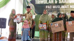 Silaturrahmi ke Muslimat NU, Adi Erlansyah Beri Dukungan dan Dorprize