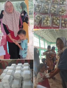 Pembagian PMT di Pekon Mulyorejo Berlangsung Sukses Dilaksanakan