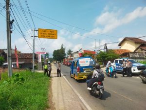 Tingkatkan Keselamatan Pengguna Jalan, Polres Polisi Lakukan Survei di Jalinbar Pringsewu
