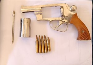 Bawa Senpi Rakitan, Pria Asal Tulang Bawang Ditangkap di Pringsewu