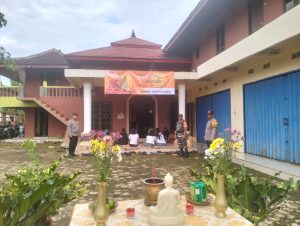 Polisi Amankan Perayaan Hari Raya Waisak di Pringsewu