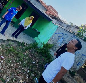 Ketua DPD KNPI Lampung Tinjau Lokasi Kebakaran di Rajabasa, Berikan Bantuan kepada Korban