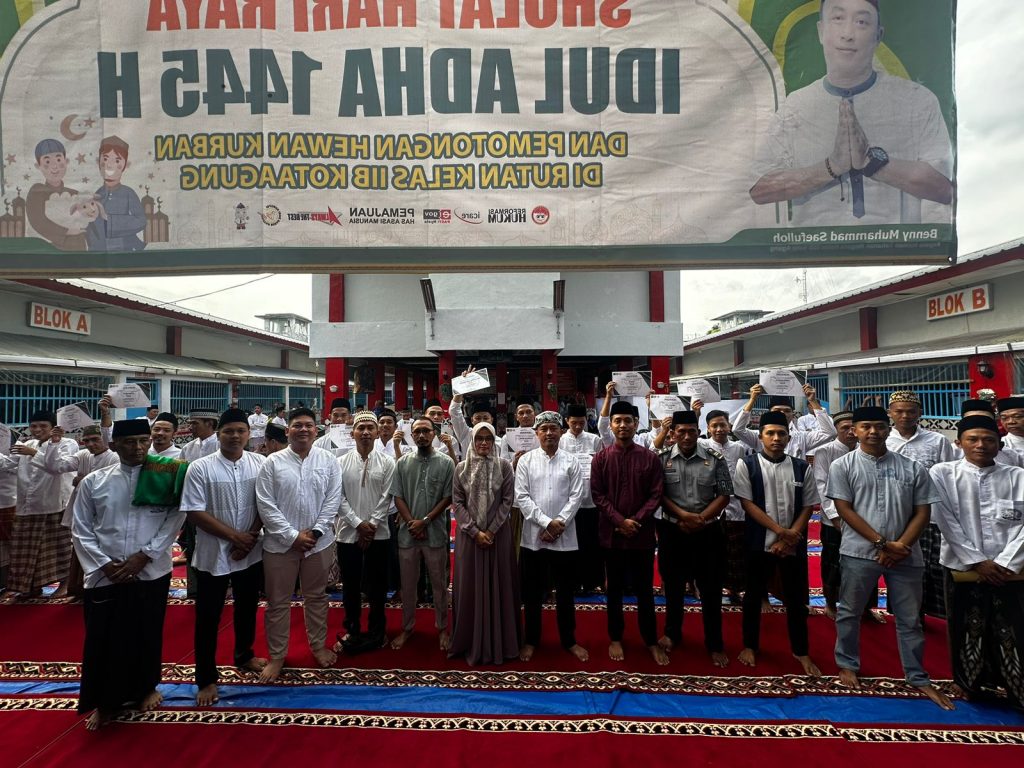 Sambut Idul Adha, Rutan Kota Agung Wisuda 35 Santri Hingga Laksanakan Pemotongan Hewan Qurban