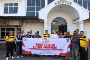 Bakti Religi Polda Lampung Jelang Hari Bhayangkara ke-78