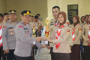 Polres Pringsewu Apresiasi Kontingen Saka Bhayangkara atas Partisipasi di Lomba Tingkat Polda Lampung