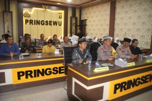 Hari Bhayangkara ke-78: Polres Pringsewu Ikuti Doa Bersama Lintas Agama Secara Virtual