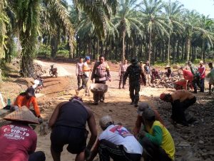 TMMD Ke-121 Kodim 0424/Tanggamus di Pekon Fajar Mulya: Pengabdian TNI dalam Membangun Desa